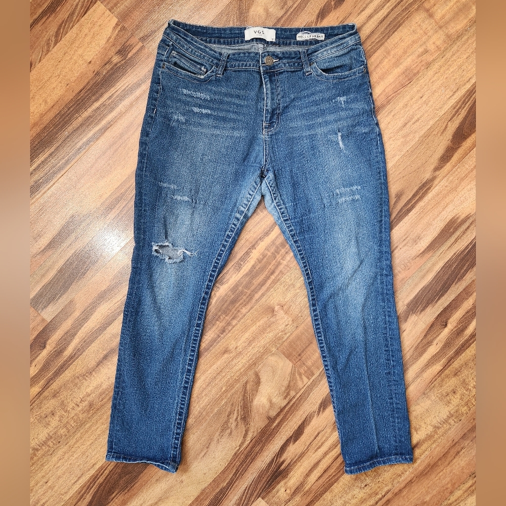 Vigoss x Maurices Roll Up Skinny Jeans size 14
